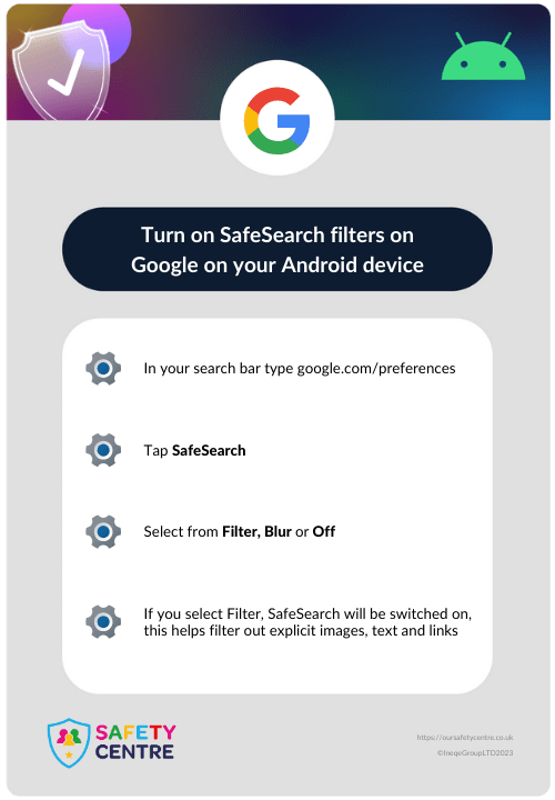 Android Safe Search Google The Online Safety Centre